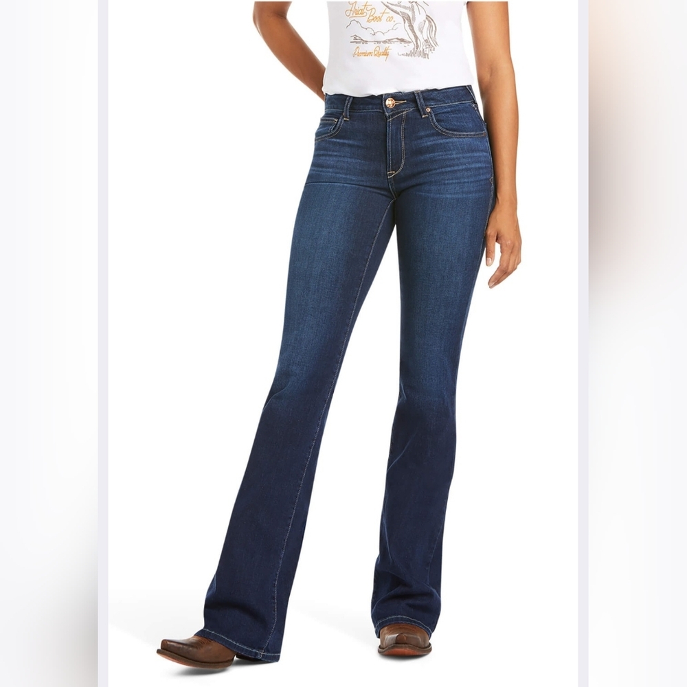 Ariat Ulta Stretch Perfect Rise Katie Flare Jeans 29R NWOT